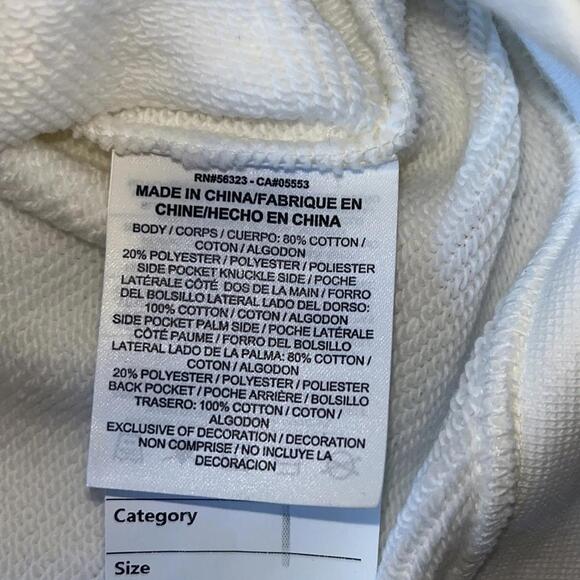 Nike Air Jordan AJ 4 Legacy Pullover White Hoodie Sample - Picture 10 of 11